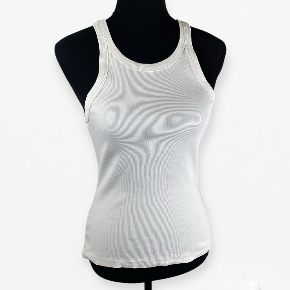 German Volf Women’s Ribbed Classic White Tank Top M